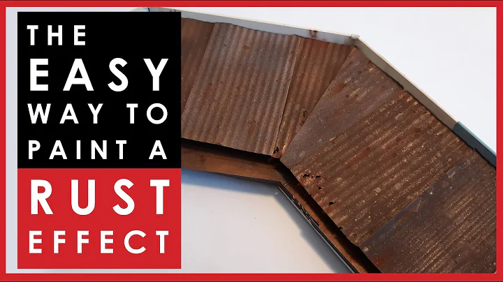The easy way to paint a rust effect for scale models