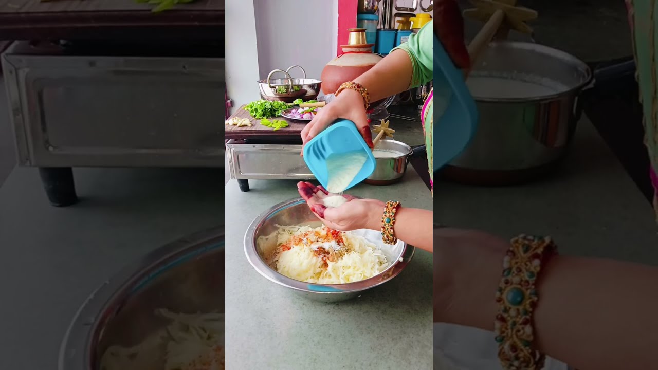 सिर्फ तीन कच्चे आलू से बनाया बच्चों को  खाकर बड़ा पसंद आया |Kadi & pakode recipe