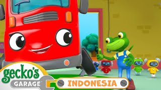 Memperbaiki Fiona si Truk Pemadam Kebakaran! | Garasi Gecko | Kartun Populer Anak-Anak Indonesia
