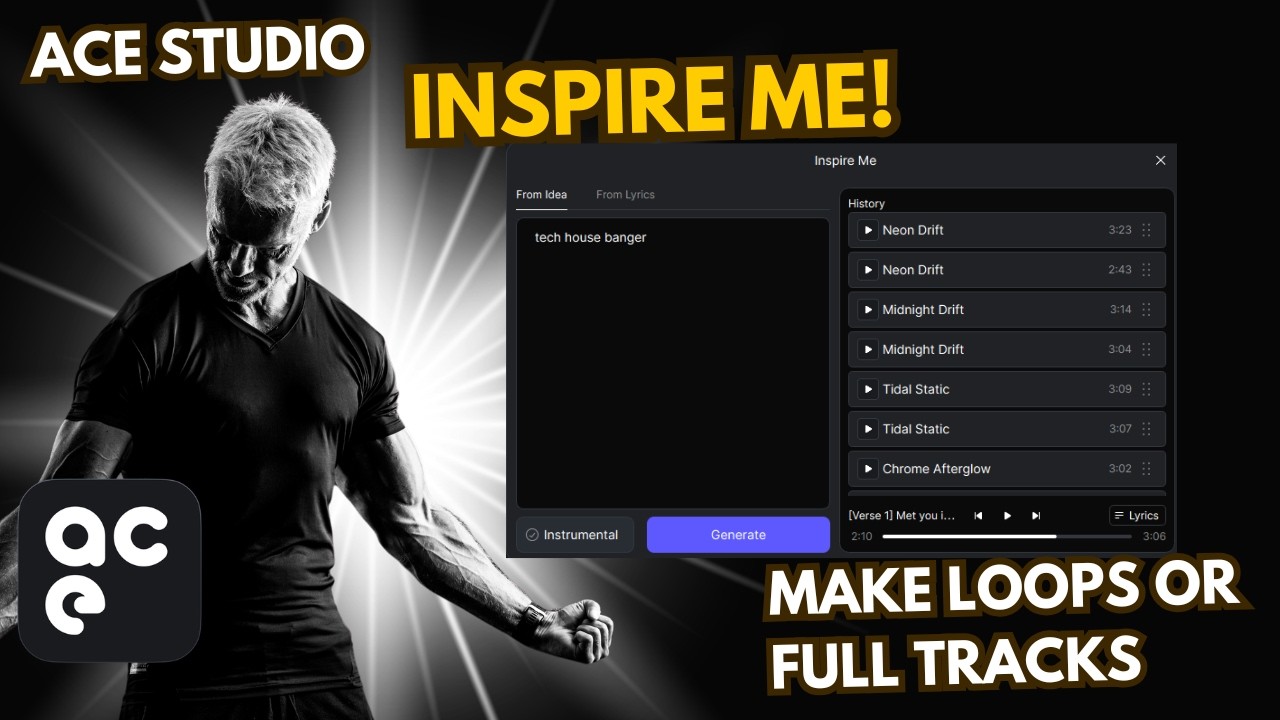 Ace Studio 2.0: How To Use "Inspire Me"