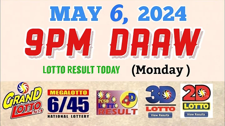 Lotto Result Today 9pm draw May 6, 2024 6/55 6/45 4D Swertres Ez2 PCSO#lotto - DayDayNews