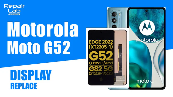 Motorola Moto G52 Display Replacement  🔧 Screen එක කැඩිලාද? මෙන්න Full Guide!