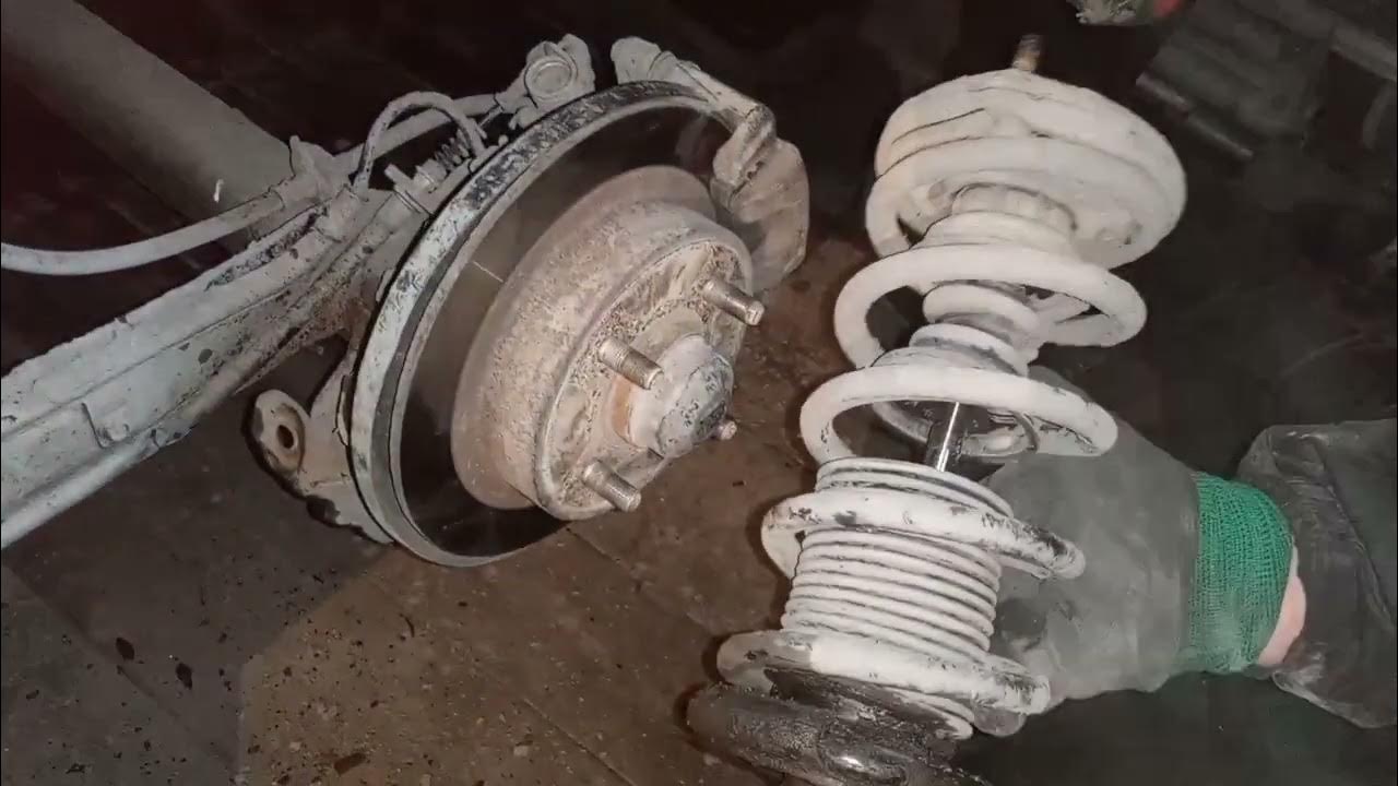 Как поменять заднею стойку видео Замена задних стоек (подробно) Lada 2115, 1,5 л, 2003 года своими руками DRIVE