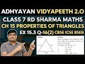 CLASS -7 RD SHARMA MATHS CHAPTER -15 PROPERTIES OF TRIANGLE EXERCISE -15.3 QUESTION -16(2) CBSE ICSE