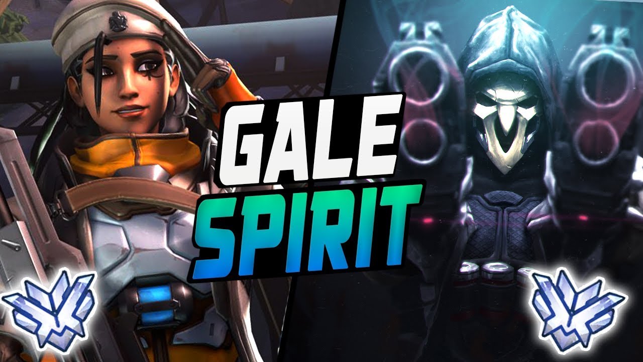 GALE BEST ANA AND SPIRIT PRO REAPER! PERFECT DUO! [ OVERWATCH SEASON 10 TOP 500 ]