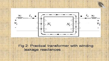 practical transformers with winding resistances