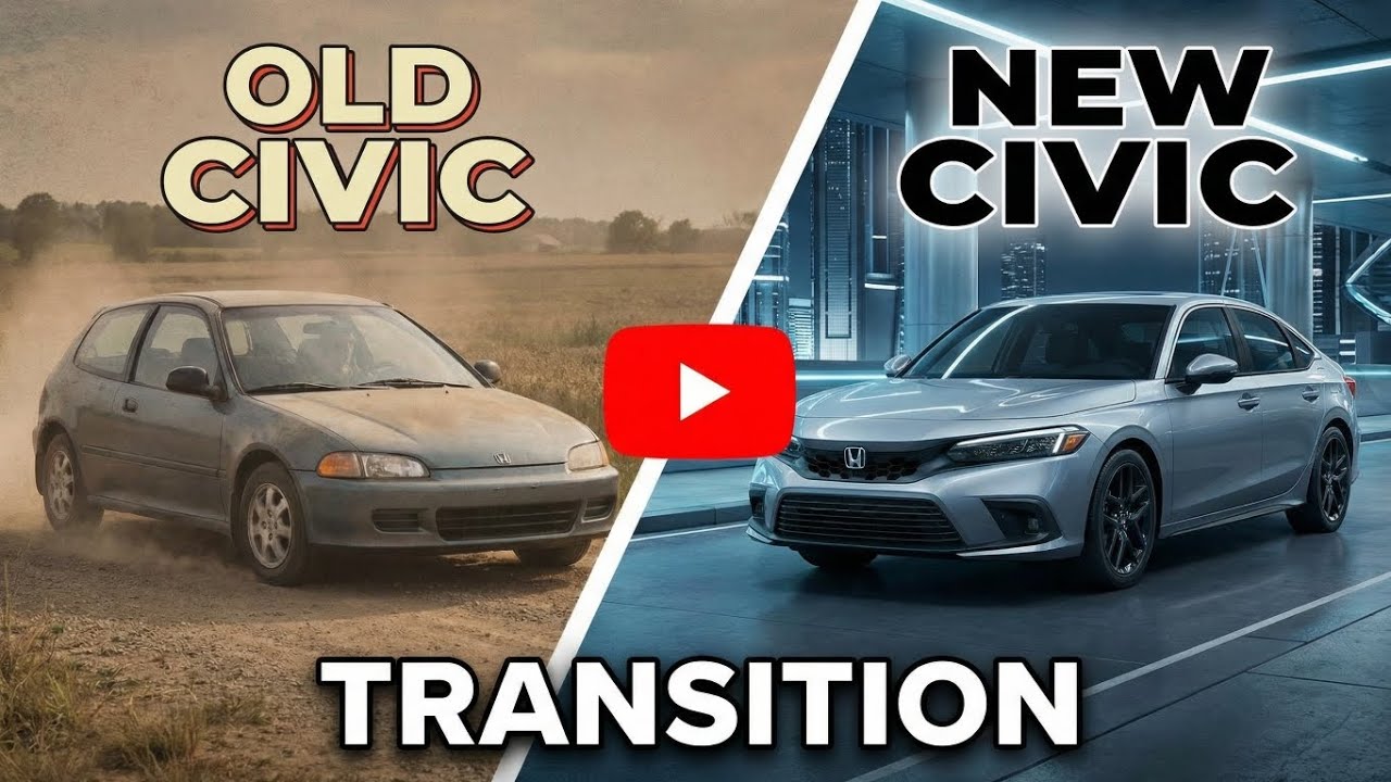 1972–2022 Honda Civic Evolution | 50 Years of Iconic Design | Old to New Transition