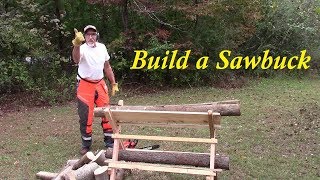 Sawbuck for Cutting Firewood~ Build one from Free Lumber DIY In this video I will show you how I built a sawbuck for cutting firewood from free treated lumber you can get from Home Depot, ...