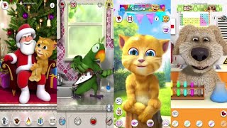 Talking Santa meet Ginger vs Talking Pierre vs My Talking Ginger vs My Talking Ben the Dog Gameplay  screenshot 2