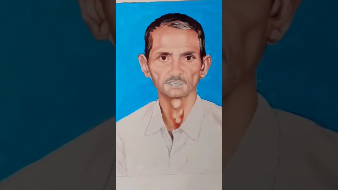 Qaisar art setup 🤯easy portrait painting🎨