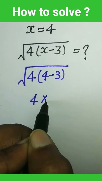 Under Root Math #maths #shorts