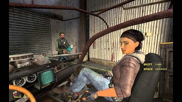 Half-Life 2 Episode Two "Hard" maxed graphics 4K / 2160p Walkthrough PART 11 - Sniper Turret