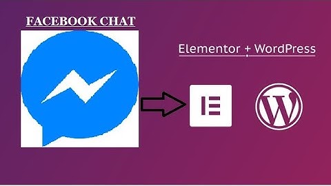 How to Add FACEBOOK Chat TO ELEMENTOR facebook page messenger chat in wordpress