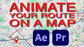 Animate Your Route on a Map with After Effects