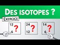 Comment identifier des isotopes   exercice  seconde  physiquechimie