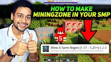 Mine X Farm Regen Plugin Tutorial | Block Regen Plugin Minecraft 😍