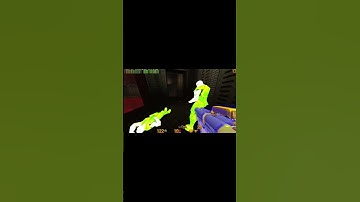 QUAKE 2 | Quad Run on the map q2dm3 - Quake II multiplayer #shorts
