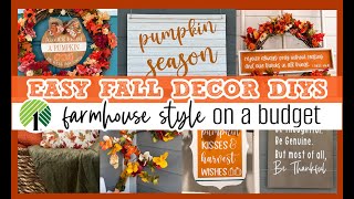 INCREDIBLE and Easy Fall Farmhouse Style Decor DIYS on a Dollar Tree Budget by Our Gray House 637 views 7 months ago 11 minutes, 27 seconds