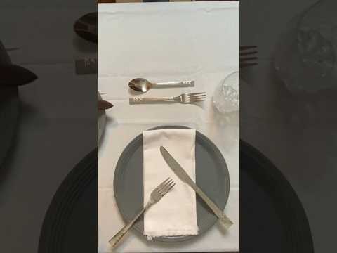 Utensil Placement 🍴 #asmr