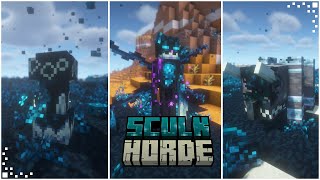 Sculk Horde (Minecraft Mod Showcase) | Difficulty Mod, Sculk Revamp, New Boss & Mobs | 1.19/1.20