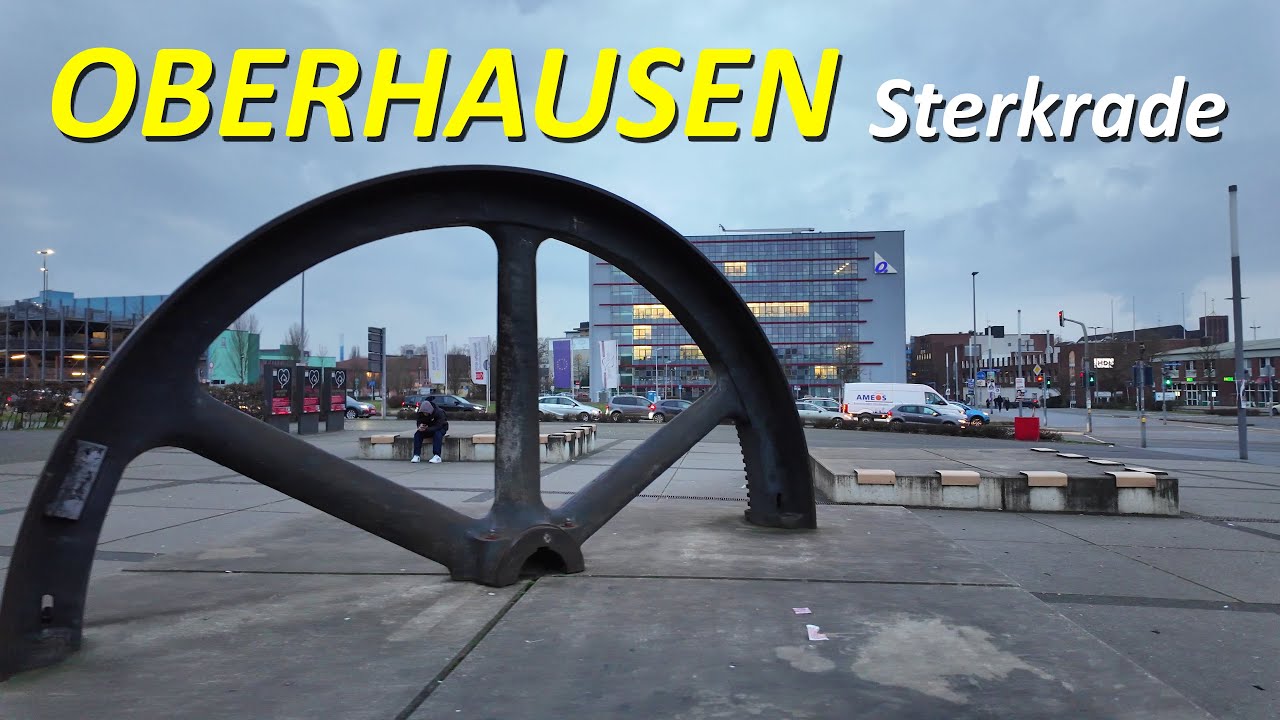 Oberhausen walking 4K | Sterkrade Winter 2024/25