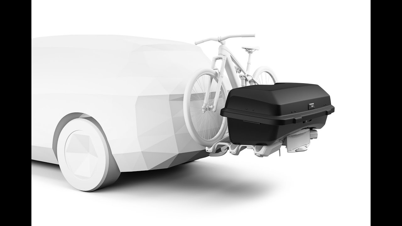 Установка бокса Thule Santu