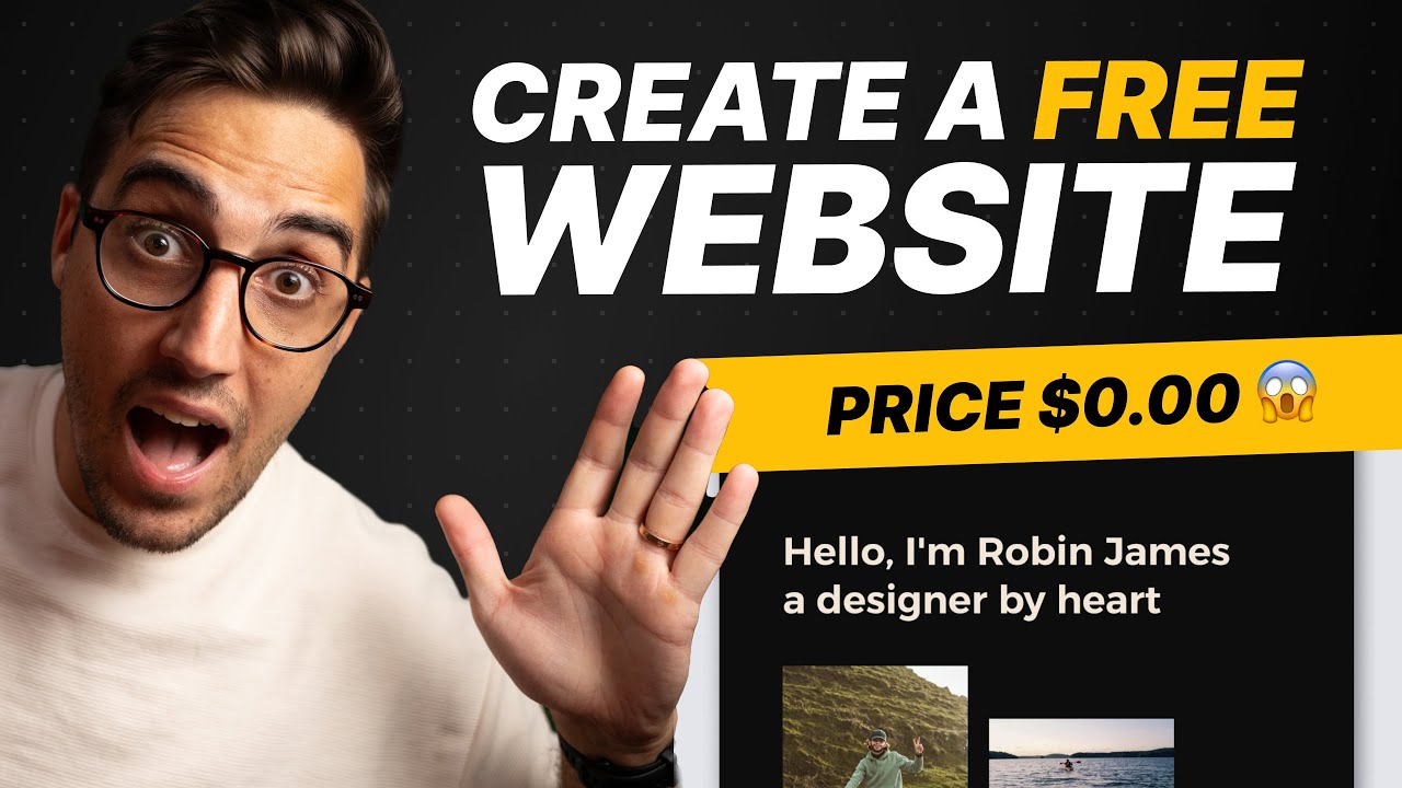 How To Create A Free Website (Step By Step Tutorial) - YouTube