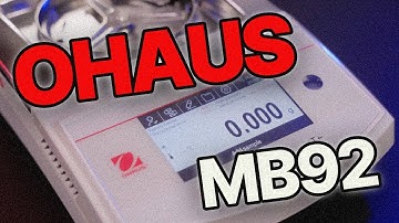 Ohaus MB92 Moisture Analyzer