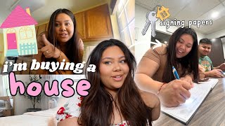 I'm OFFICIALLY Buying a Home 😭🔑🏡❤️ Signing the Final Papers + Walkthrough