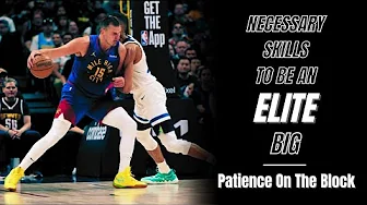 BE PATIENT when posting up on the block!