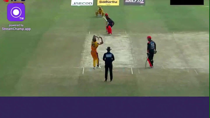SUDURPASCHIM ROYALS VS CHITWAN RHINOS || Siddhartha Bank Nepal Premier62K