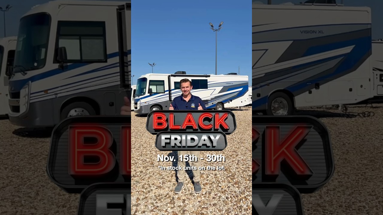 BLACK FRIDAY - Nov. 15th - 30th - Take an additional $5000 discount on any New Entegra Vision!