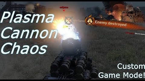 Plasma Cannon Chaos! Crossout custom game mode