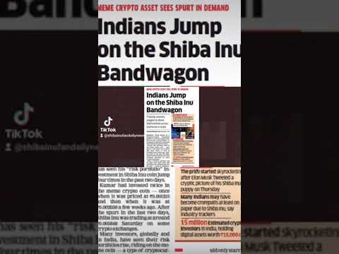 Indians are now jumping on the Shiba bandwagon! #shibarmy #shib #shibacoin