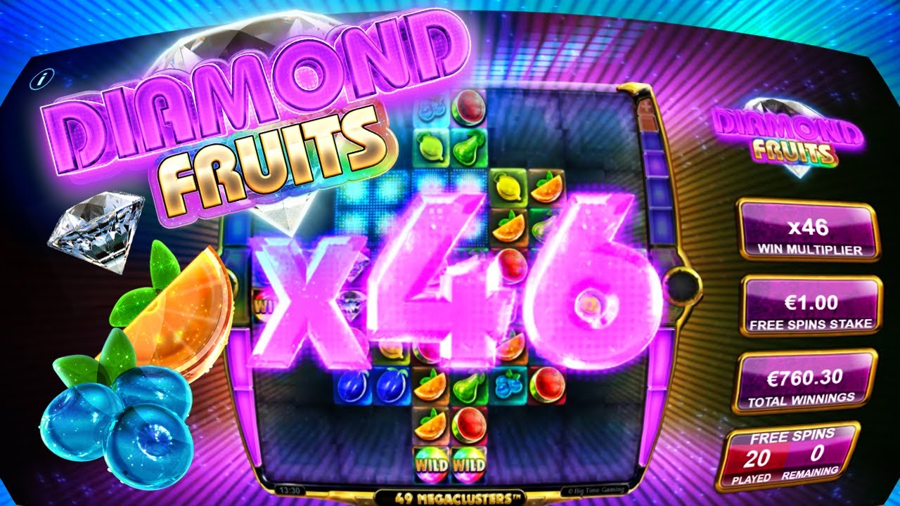 💎 MASSIVE PROGRESSIVE MULTIPLIER WIN 🍒 Diamond Fruits MegaClusters (Big Time Gaming)