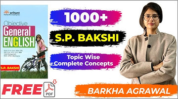 SP Bakshi : Noun Class for SSC CGL || CHSL || CPO || IB ACIO II