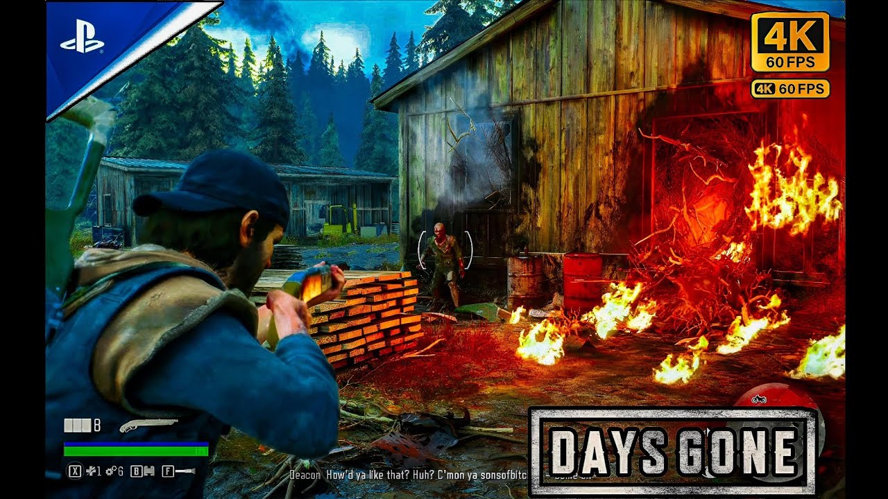 Burning Nest🔥In Days Gone Mission🥵Pc Gameplay 4K Ultra Hd Max Graphics Settings Ps5' AsDewGamer