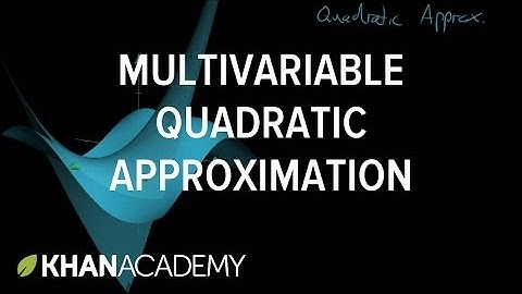 What do quadratic approximations look like