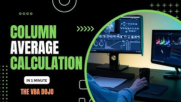 Excel VBA -  How to Calculate the Average of a Column