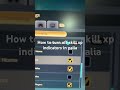 How to turn off skill xp indicators in palia