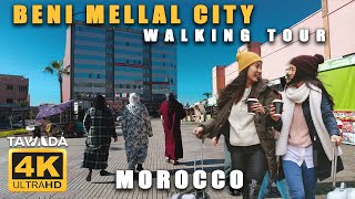 BENI MELLAL City walking tour - MOROCCO (4K UHD)