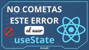 Error típico al usar useState en React