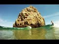 Skimboarders Find BIZARRE Waves at a Disappearing Beach Under The Arch at Cabo San Lucas