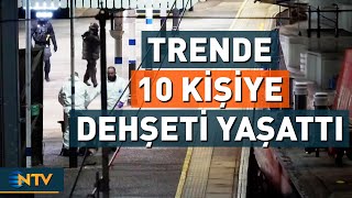 Trende Cadılar Bayramı Şakası Zannettiler, Gerçek Ortaya Çıkınca Dehşet Dolu Anlar Yaşadılar Ntv