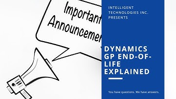Dynamics GP End of Life: Key Dates & Next Steps