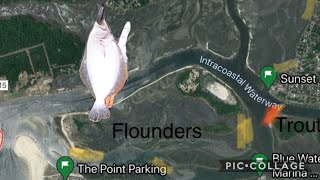 Quick Scouting Trip to Lockwoods Folly River Mouth for Flounder