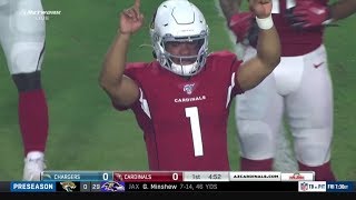 Arizona's kyle murray goes 6 for 7 on his opening and only drive vs.
the chargers! make sure to subscribe more content! all credits go nfl
network
