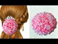 DIY for Girls : How to Make Beautiful Satin Ribbon Flower Accessories| Kanzashi Hair Accessories