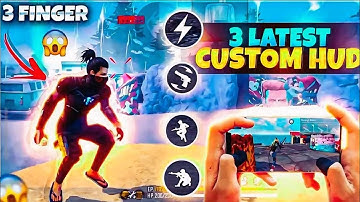 TOP 5 BEST CUSTOM HUD FREE FIRE 3 FINGER CLAW | BETTER THAN PC PLAYERS | THREE FINGER CUSTOM HUD