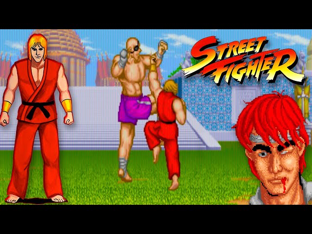 Street Fighter 1987 - Ken Arcade Longplay  - No Cheats class=